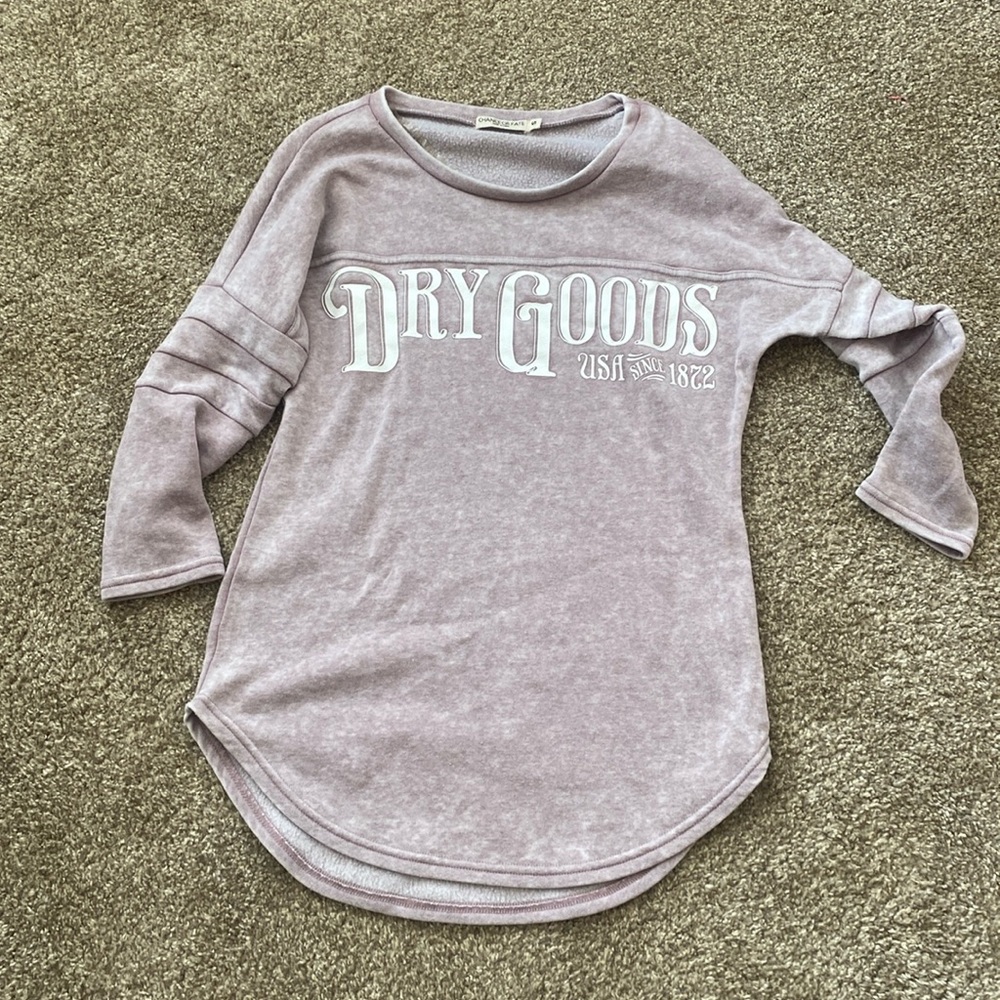 Thin pink sweatshirt